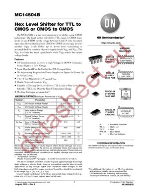 MC14504BDR2 datasheet  